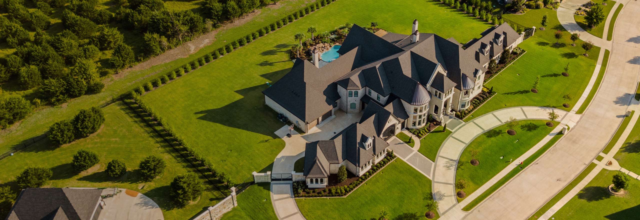 Aerial View of Mansion 1 Aerial View of Mansion 1